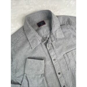 UntuckIt Dress Shirt Men's Designer Gray 100% Cotton Long Sleeve Sz XLT XL TALL